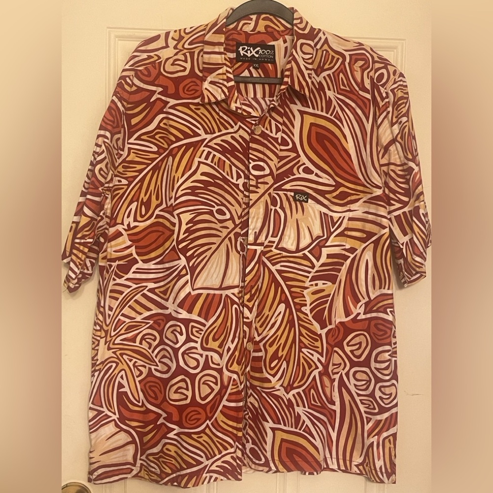 XXL RIX 100% Cotton Aloha Print Shirt